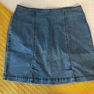 Blue Jean Mini Skirt